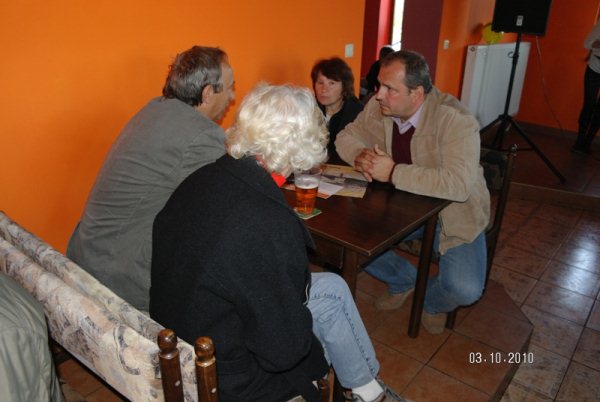 Stretnutie s Igorom Chomom v reštaurácií Strážov (3.10.10)